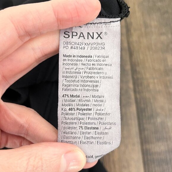 Spanx AirEssentials Barrel Leg Pant Soft Stretchy Pull On Size Small Black - Picture 11 of 16